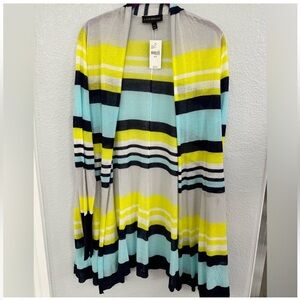 NWT! Lane Bryant Striped Cardigan - Multicolor 14/16